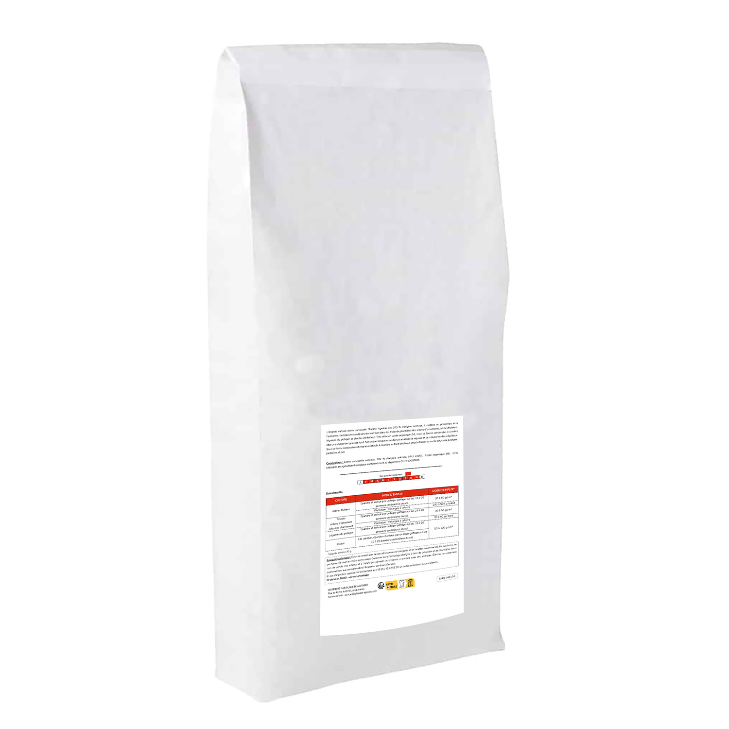 Engrais corne concassée 20Kg – Image 2