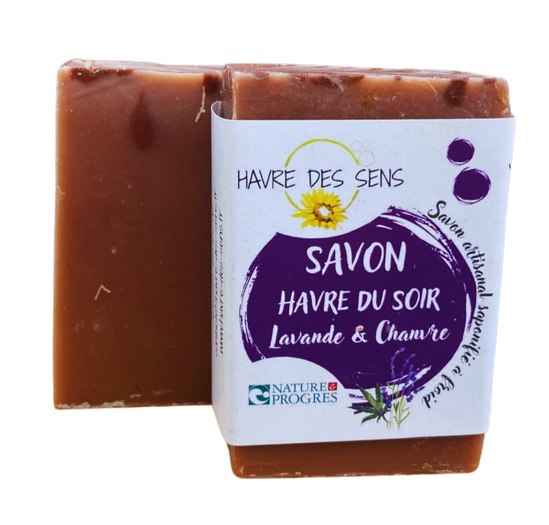 Savon lavande et chanvre 100g
