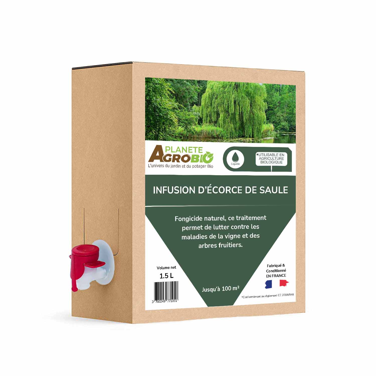 Infusion d'écorce de saule 1.5L