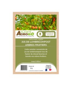 Jus de lombricompost arbres fruitiers 1L – Image 2