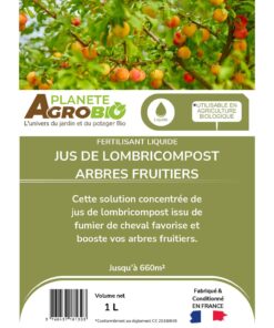 Jus de lombricompost arbres fruitiers 1L – Image 4