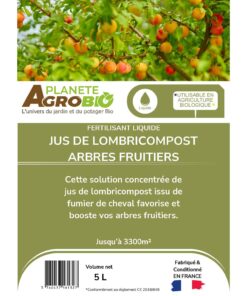 Jus de lombricompost arbres fruitiers 5L – Image 4