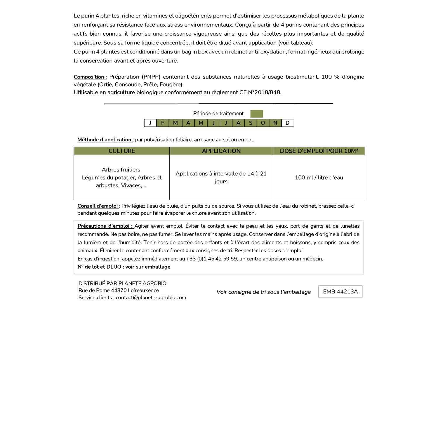 Purin 4 plantes 1.5L – Image 5