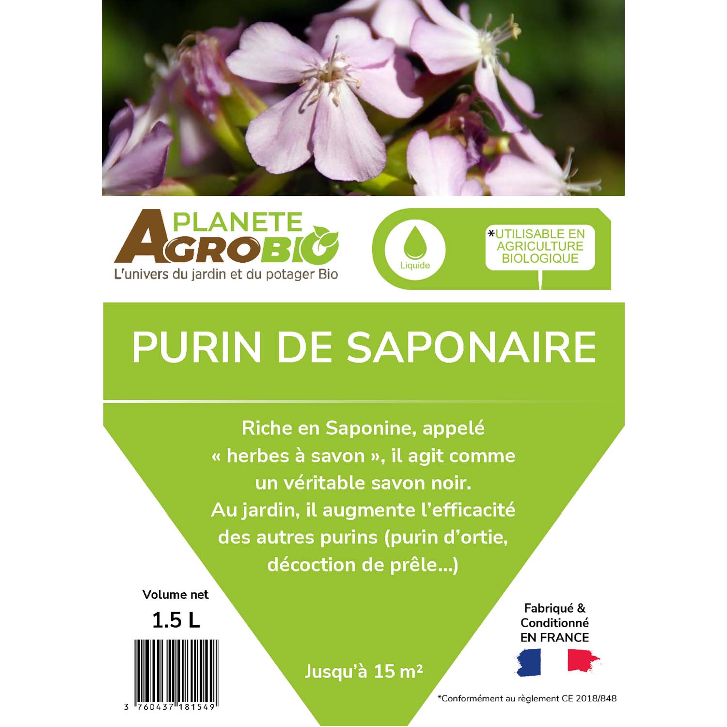 Purin de saponaire 1.5L – Image 4