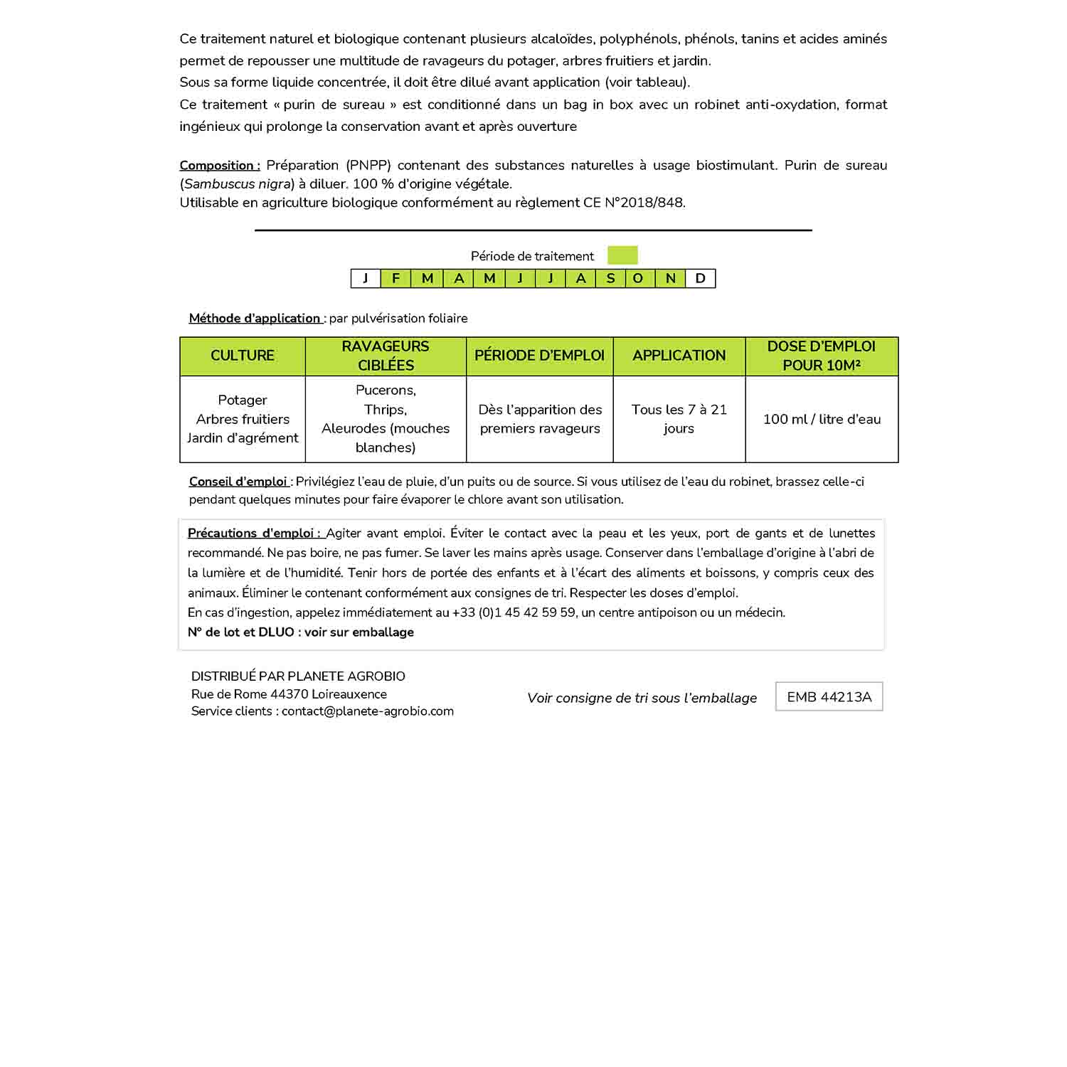 Purin de sureau 1.5L – Image 5