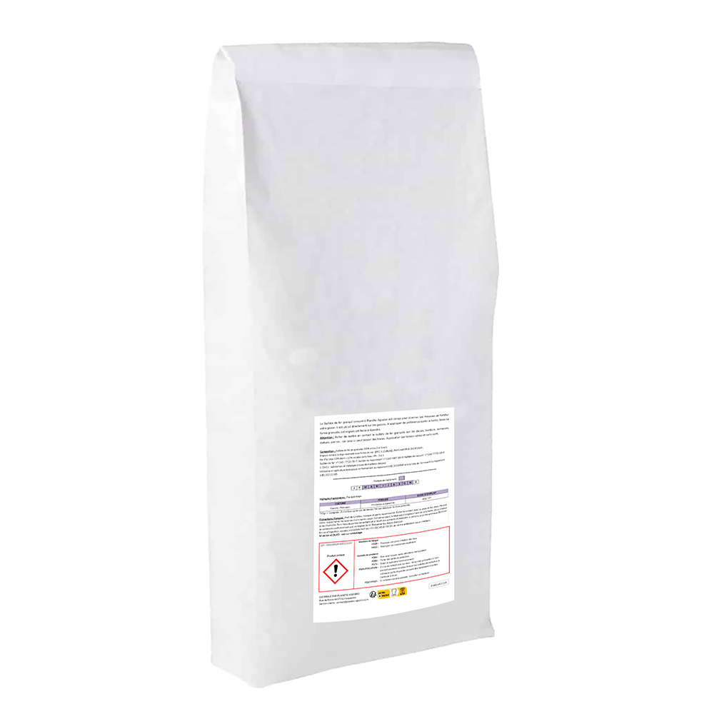 Sulfate de fer granulés gazon et pelouses 5Kg – Image 2