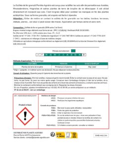 Sulfate de fer granulés plantes de terre de bruyère 1.5Kg – Image 4