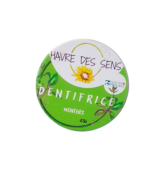 Dentifrice solide à la menthe