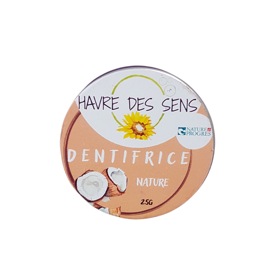 Dentifrice solide nature