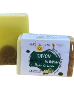 Savon gommage mi pépins mi raisin 100g