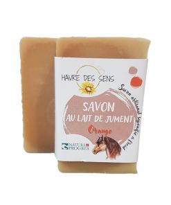 Savon au lait de jument orange