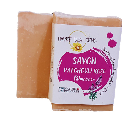 Savon patchouli rose 100g