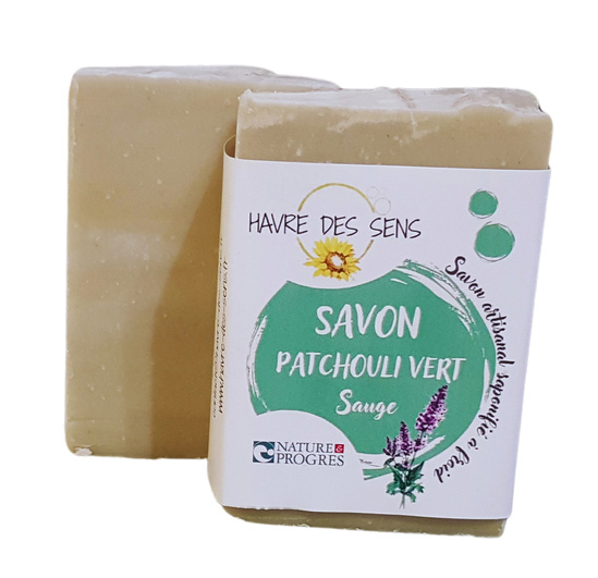 Savon patchouli vert 100g